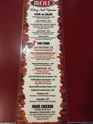 Menu photo 7 MEAT Eatery And Taproom Islamorada, FL