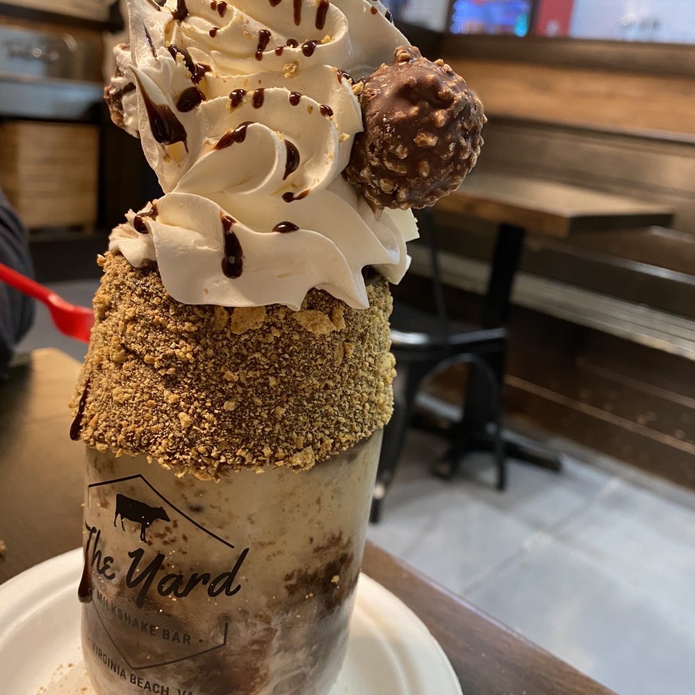 The Yard Milkshake Bar - Nutella sundae - Ice Cream & Frozen Yogurt Near Me - Virginia Beach, Virginia The Yard Milkshake Bar - Nutella sundae - Ice Cream & Frozen Yogurt Near Me - Virginia Beach, Virginia