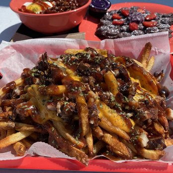 Egg Karne - Adobo Pork Belly French Fries - Breakfast & Brunch Near Me - Herndon, Virginia