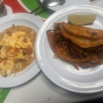 Tacombi - Breakfast taco and beef birria taco - Tacos Near Me - Forest Hills, New York