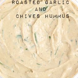 Yalla - Roasted Garlic and Chives HUMMUS