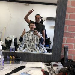 Blackbeard Mens Hairstylist - First cut of the barbershop.