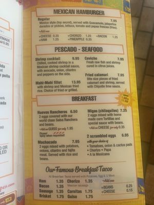 Menu photo 5 Los Lupes Taquería Irving, TX