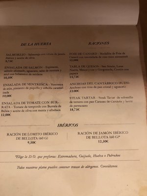 Menu photo 3 Bocadillo de Jamón Madrid, M