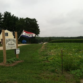 Dame Farm & Orchard - Make a right up the road from the sign to the farm stand - Farmers Market Near Me - Johnston, Rhode Island