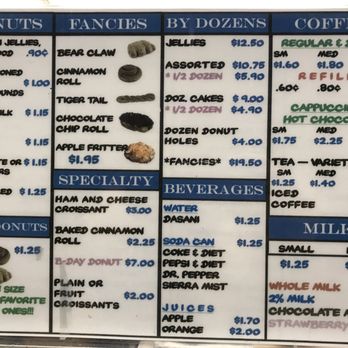 Rolling Pin Donuts - Menu as of 09/25/16 - Donuts Near Me - Camarillo, California Rolling Pin Donuts - Menu as of 09/25/16 - Donuts Near Me - Camarillo, California