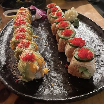 Saku - left: Crunch Drunk Love, right: Drop it like it's Hot - Cocktail Bars Near Me - Hoboken, New Jersey