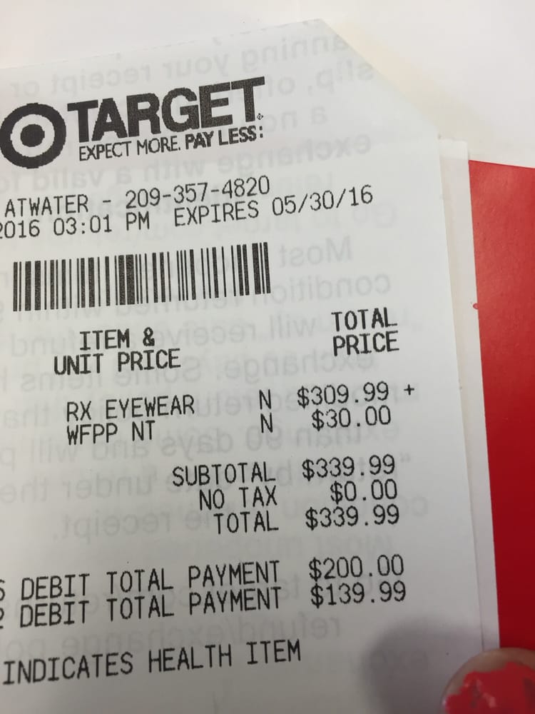 target optical ray ban