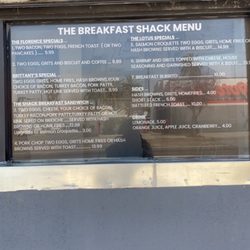The Breakfast Shack - Menu
