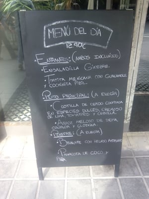 Menu photo 1 Ginebre Valencia, V