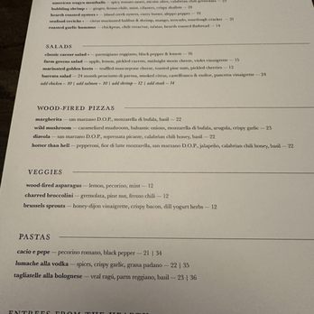 etta - Menu - New American Near Me - Scottsdale, Arizona