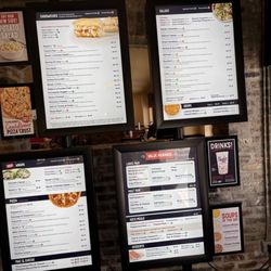 Newk's Eatery - Posted menus at Newk's