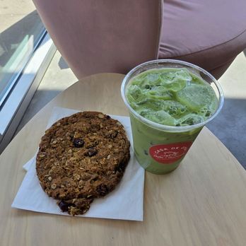 Casa De Otay - Iced Matcha & Oatmeal Cookie - Coffee & Tea Near Me - Chula Vista, California