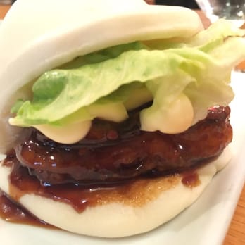 Ippudo - Westside - The yummy eggplant & mushroom bun!!! Sooooo delicious!! - Ramen Near Me - New York, New York