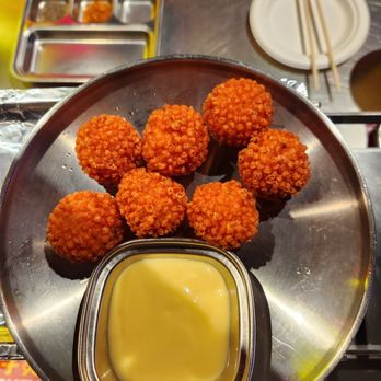 Chubby Skewers - Lychee Shrimp Ball W/ Spicy Mayo 7Pcs - Barbeque Near Me - Flushing, New York Chubby Skewers - Lychee Shrimp Ball W/ Spicy Mayo 7Pcs - Barbeque Near Me - Flushing, New York