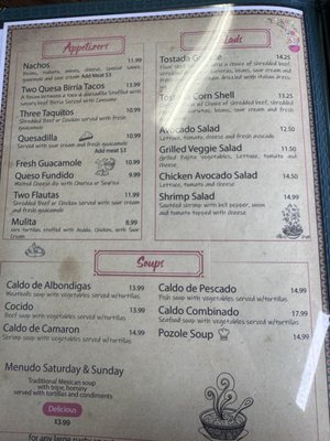 Menu photo 4 Pueblita Mexican Restaurant Upland, CA Menu photo 4 Pueblita Mexican Restaurant Upland, CA