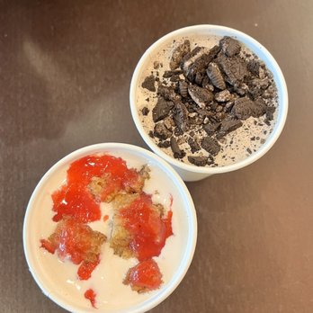 Zombie Burger + Bird - strawberry churro milkshake ($6) + cookies & cake milkshake ($5.50) - Burgers Near Me - Des Moines, Iowa Zombie Burger + Bird - strawberry churro milkshake ($6) + cookies & cake milkshake ($5.50) - Burgers Near Me - Des Moines, Iowa