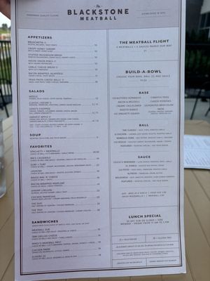 Menu photo 1 The Blackstone Meatball Omaha, NE Menu photo 1 The Blackstone Meatball Omaha, NE
