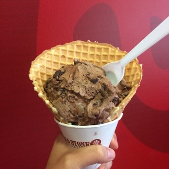 Cold Stone Creamery - Chocolate Devotion, Regular Size, Waffle Cone GOODNESS. - Ice Cream & Frozen Yogurt Near Me - Gainesville, Florida