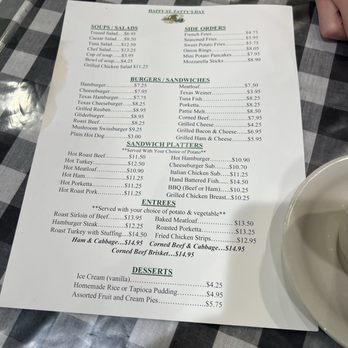 Glider Diner - Menu front - Diners Near Me - Scranton, Pennsylvania