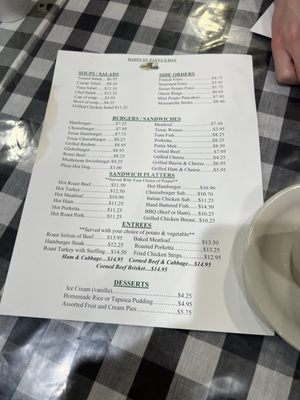 Menu photo 1 Glider Diner Scranton, PA
