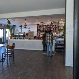 two people in a coffee shop two people in a coffee shop