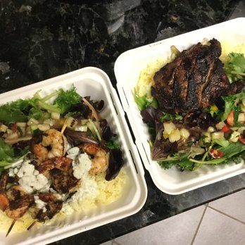 Little Lady Grill - Grilled pesto shrimp and ribeye - Food Trucks Near Me Little Lady Grill - Grilled pesto shrimp and ribeye - Food Trucks Near Me