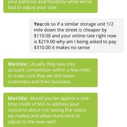 Discussion with customer service Discussion with customer service