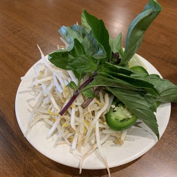 Pho BC - Bean sprouts, basil, jalapeños, and lime - Vietnamese Near Me - Lexington, Kentucky