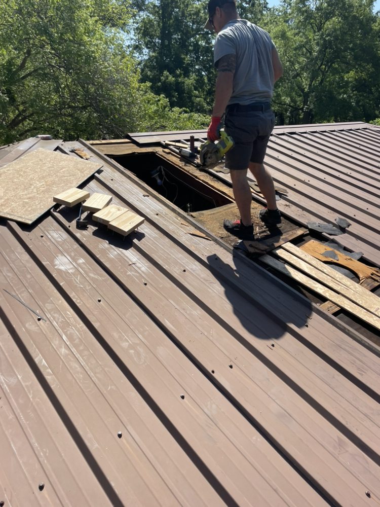 Slide of Leger’s Roofing and Construction