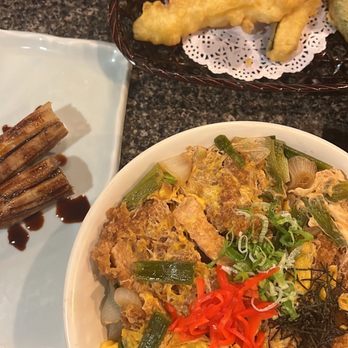 Hiro Sushi - Pork Katsu Don & Mixed Tempura & Sea Eel Nigiri (Anago) - Japanese Near Me - Scottsdale, Arizona Hiro Sushi - Pork Katsu Don & Mixed Tempura & Sea Eel Nigiri (Anago) - Japanese Near Me - Scottsdale, Arizona