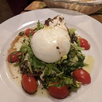Barbès Restaurant - Burrata salad - pretty good! - French Near Me - Hoboken, New Jersey