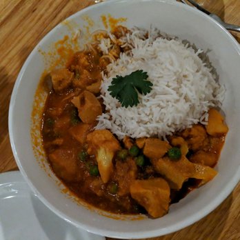 Chiya Chai Cafe - Cauliflower and peas curry small (regular? Not the big one) - Coffee & Tea Near Me - Chicago, Illinois Chiya Chai Cafe - Cauliflower and peas curry small (regular? Not the big one) - Coffee & Tea Near Me - Chicago, Illinois