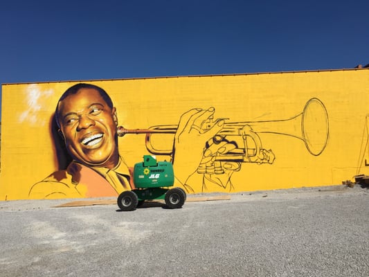 Louis Armstrong Mural by null