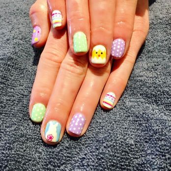 Five Star Nails & Spa - Easter Nails by Tina and Sasa - Nail Salons Near Me - Windermere, Florida