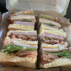 Star Travel Center - Club sandwich fills entire Togo box