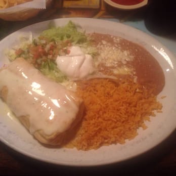 El Meskal - The shrimp chimichanga is huge with lots of shrimp inside. - Mexican Near Me - Gonzales, Louisiana