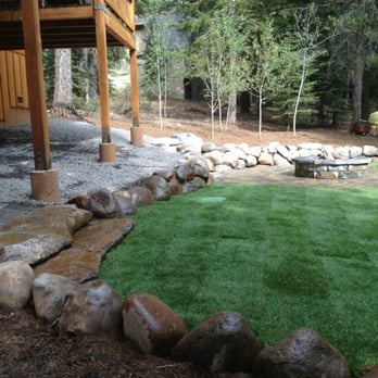 Alder Creek Landscaping - a patio with a fire pit - Landscaping Near Me - Klamath Falls, Oregon Alder Creek Landscaping - a patio with a fire pit - Landscaping Near Me - Klamath Falls, Oregon