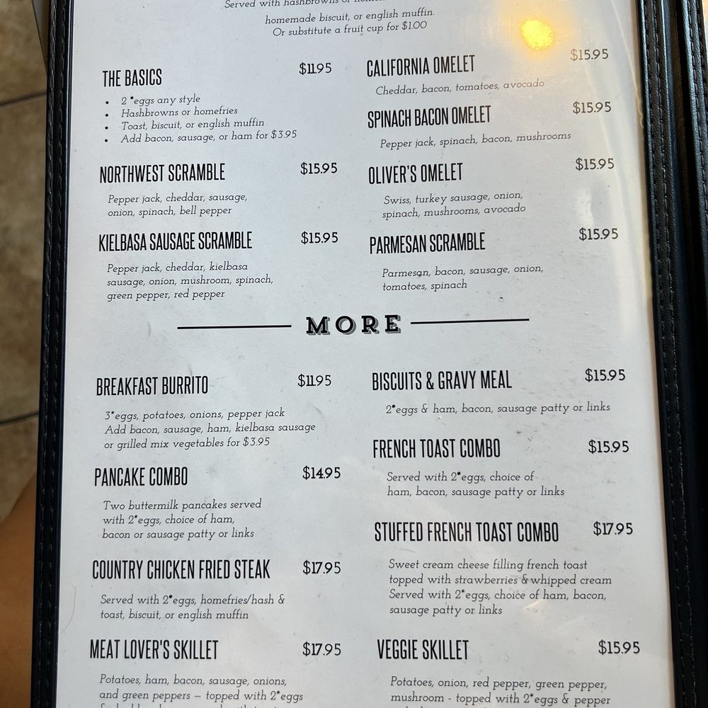 Oliver's Cafe - Menu - Breakfast & Brunch Near Me - Portland, Oregon Oliver's Cafe - Menu - Breakfast & Brunch Near Me - Portland, Oregon