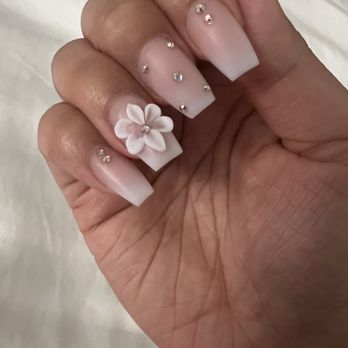 Rumors Nails & Spa - Ombré with designs - Nail Salons Near Me - Houston, Texas Rumors Nails & Spa - Ombré with designs - Nail Salons Near Me - Houston, Texas