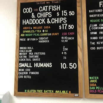 The Codfather - menu - Fish & Chips Near Me - Henderson, Nevada