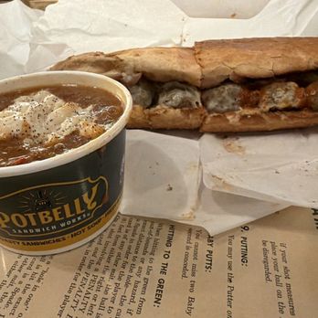 Potbelly - Meatball sub, also nasty. Tossed - Salad Near Me - Jacksonville, Florida