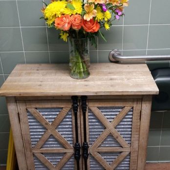 Trader Joe's - A cute Cabinet and Fresh Flowers - Grocery Near Me - Virginia Beach, Virginia
