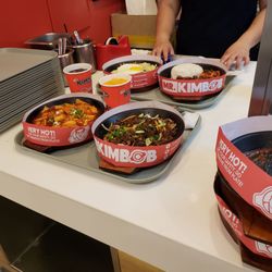 Mr. Kimbob - I like the hot plate (iron skillet) method. Watch your fingers though! Very hot is right!