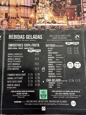 Menu photo 2 Esquires Coffee Porto Porto, 13 Menu photo 2 Esquires Coffee Porto Porto, 13