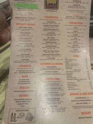 Menu photo 2 Saw's Soul Kitchen Birmingham, AL