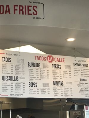 Menu photo 6 Tacos La Calle Buena Park, CA Menu photo 6 Tacos La Calle Buena Park, CA