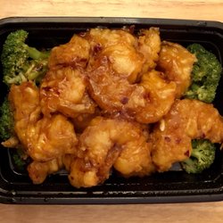 Golden House - General Tso's Shrimp. It had way too much breading. Not recommended.