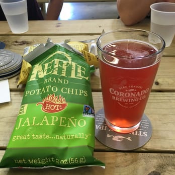 Coronado Brewing - Chips and pint of beer - Brewpubs Near Me - San Diego, California Coronado Brewing - Chips and pint of beer - Brewpubs Near Me - San Diego, California
