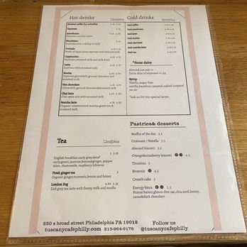 Tuscany Cafe - Cafes Near Me - Philadelphia, Pennsylvania Tuscany Cafe - Cafes Near Me - Philadelphia, Pennsylvania